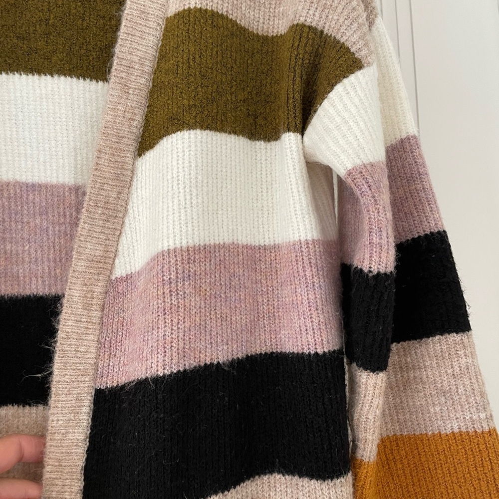 Long Colorful Duster Sweater - Picture 5 of 12